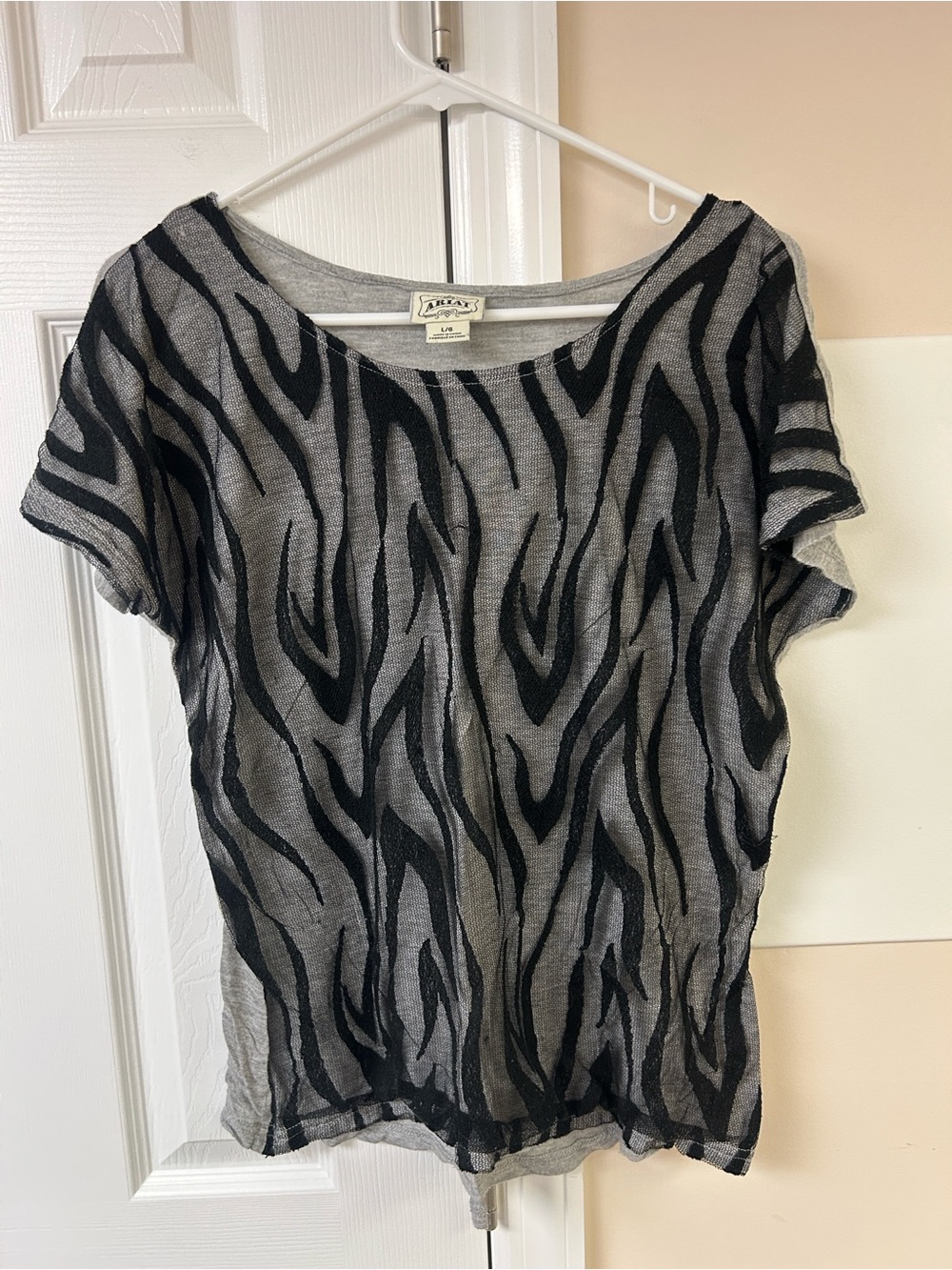 Ariat Zebra Print Mesh Tee